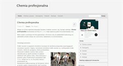 Desktop Screenshot of chemia-profesjonalna.com